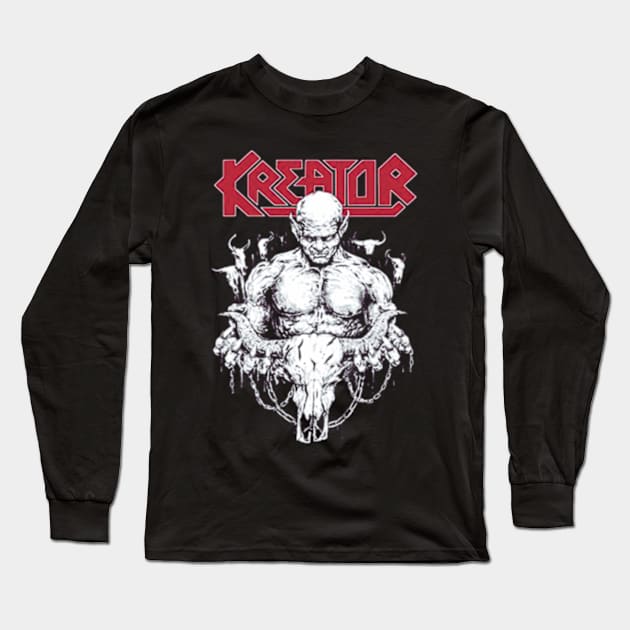 Kreator Band new 8 Long Sleeve T-Shirt by Vidi MusiCartoon